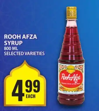 Food Basics ROOH AFZA SYRUP offer