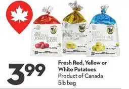 Longo's Fresh Red, Yellow or White Potatoes offer