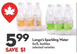 Longo's Sparkling Water offer