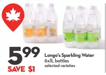 Longo's Sparkling Water offer