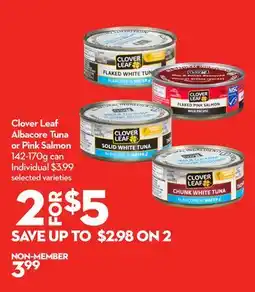 Longo's Albacore Tuna or Pink Salmon offer