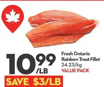 Longo's Fresh Ontario Rainbow Trout Fillet offer