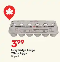 Longo's Large White Eggs offer