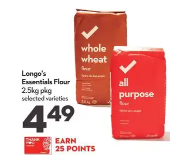 Longo's Essentials Flour offer