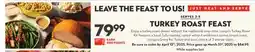 Longo's TURKEY ROAST FEAST offer