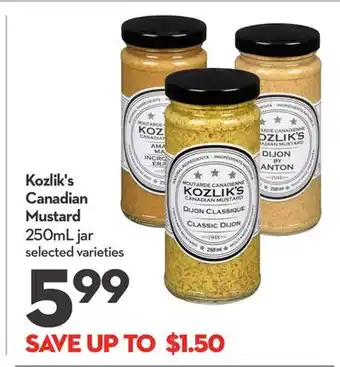 Longo's Canadian Mustard offer