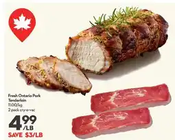 Longo's Fresh Ontario Pork Tenderloin offer