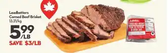 Longo's Corned Beef Brisket offer