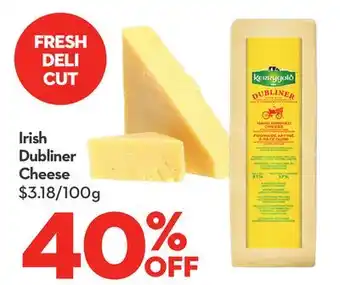 Longo's Irish Dubliner Cheese offer