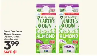 Longo's Oat or Almond Beverage offer