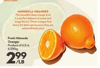 Longo's Minneola Oranges offer