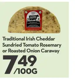 Longo's Traditional Irish Cheddar Sundried Tomato Rosemary or Roasted Onion Caraway offer