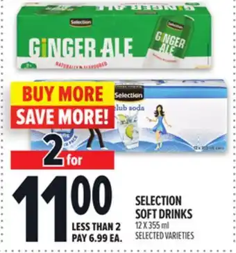 Metro SELECTION SOFT DRINKS offer