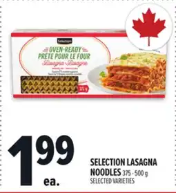 Metro SELECTION LASAGNA NOODLES offer