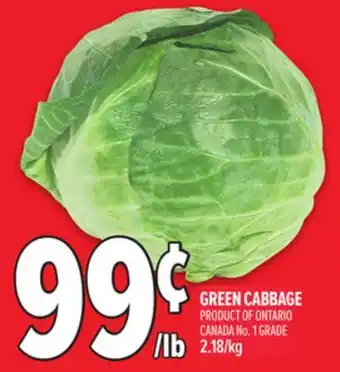 Metro GREEN CABBAGE offer