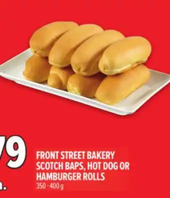 Metro FRONT STREET BAKERY SCOTCH BAPS, HOT DOG OR HAMBURGER ROLLS offer