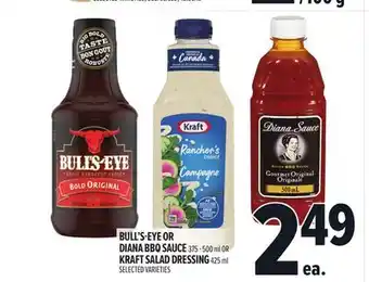 Metro BULL'S-EYE OR DIANA BBQ SAUCE offer