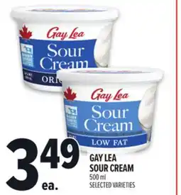 Metro GAY LEA SOUR CREAM offer