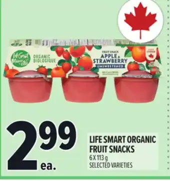 Metro LIFE SMART ORGANIC FRUIT SNACKS offer