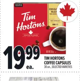 Metro TIM HORTONS COFFEE CAPSULES offer