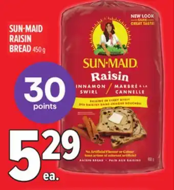 Metro SUN-MAID RAISIN BREAD offer