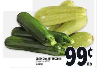 Metro GREEN OR GREY ZUCCHINI offer