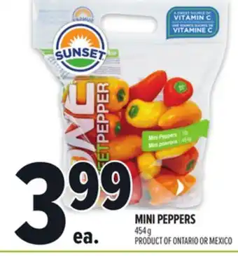 Metro MINI PEPPERS offer