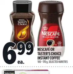 Metro NESCAFÉ OR TASTER'S CHOICE INSTANT COFFEE offer