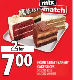 Metro FRONT STREET BAKERY CAKE SLICES offer