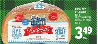 Metro RUDOLPH'S RYE BREAD offer