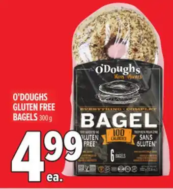 Metro O'DOUGHS GLUTEN FREE BAGELS offer