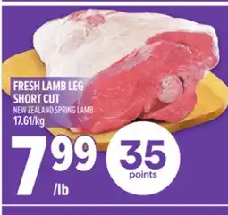 Metro FRESH LAMB LEG SHORT CUT offer