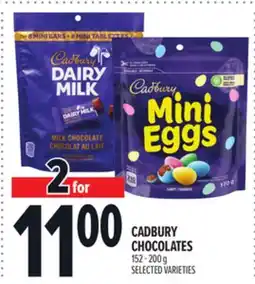 Metro CADBURY CHOCOLATES offer