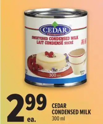 Metro CEDAR CONDENSED MILK offer