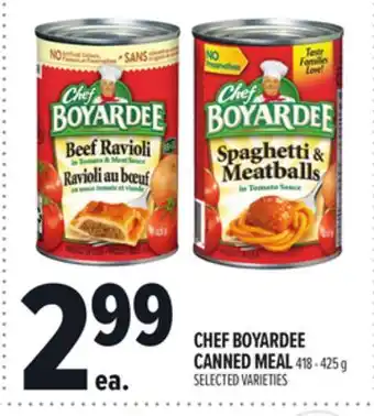 Metro CHEF BOYARDEE CANNED MEAL offer