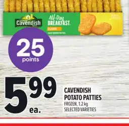 Metro CAVENDISH POTATO PATTIES offer