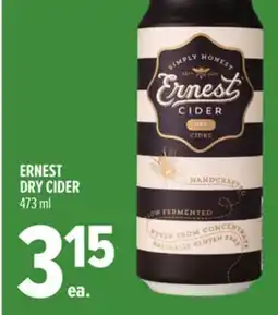 Metro ERNEST DRY CIDER offer