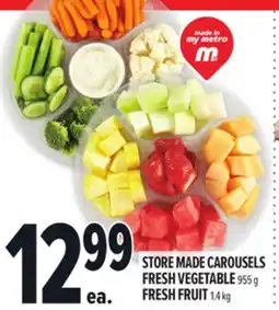 Metro STORE MADE CAROUSELS FRESH VEGETABLE offer