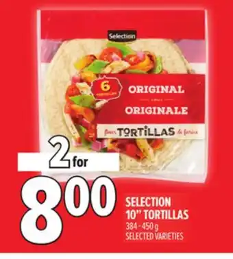 Metro SELECTION 10 TORTILLAS offer