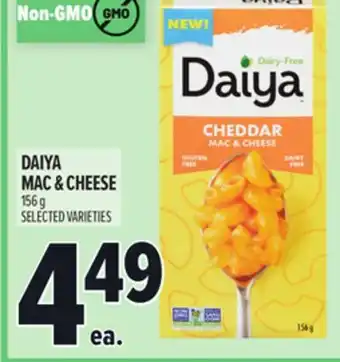 Metro DAIYA MAC & CHEESE offer