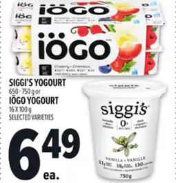 Metro SIGGI'S YOGOURT offer