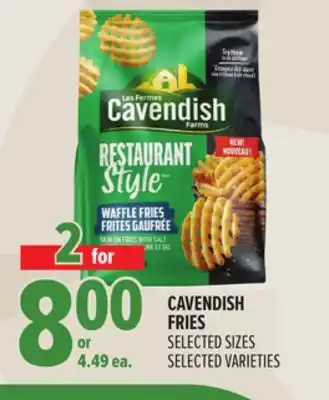 Metro CAVENDISH FARMS FRIES offer