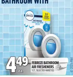 Metro FEBREZE BATHROOM AIR FRESHENERS offer