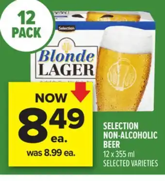 Metro SELECTION NON-ALCOHOLIC BEER offer