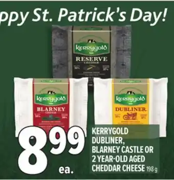 Metro KERRYGOLD DUBLINER, BLARNEY CASTLE OR 2 YEAR-OLD AGED CHEDDAR CHEESE offer