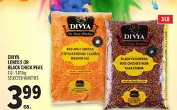 Metro DIVYA LENTILS OR BLACK CHICK PEAS offer