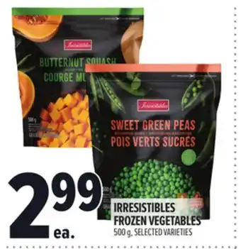 Metro IRRESISTIBLES FROZEN VEGETABLES offer