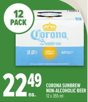 Metro CORONA SUNBREW NON-ALCOHOLIC BEER offer