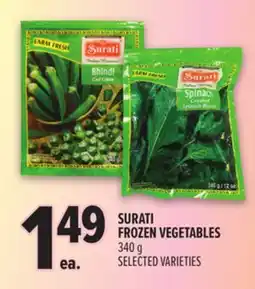 Metro SURATI FROZEN VEGETABLES offer