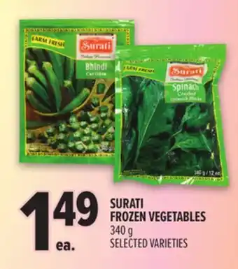 Metro SURATI FROZEN VEGETABLES offer